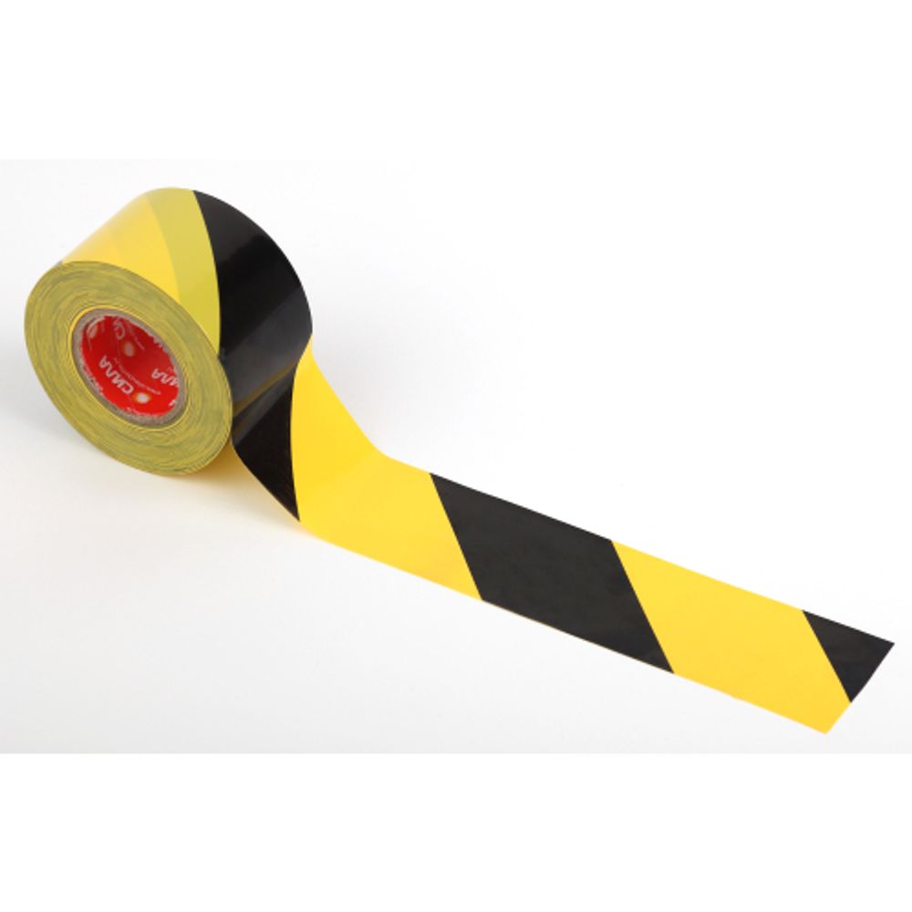 Клейкая лента СИЛА STHW-2548YB Разметочная 25м x 48мм x 0.15мм жёлто-черная