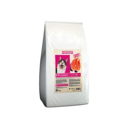 STATERA (Статера) Сухой корм для стерилизованных кошек и кастрированных котов с лососем