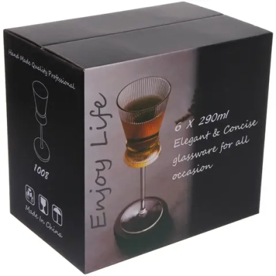 Бокал для вина 350мл «VIVALDI» в наборе 6шт, красный