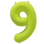 Шар фольгированный Цифра 9 101 см (Желтый)