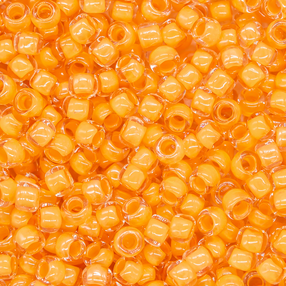 Японский бисер TOHO Round 8/0 (№962), окрашенный изнутри прозрачный