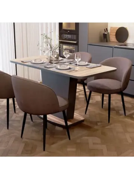 Стол кухонный Графит Комфорт 110(145)х68х75 см