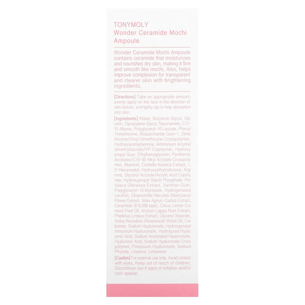 TonyMoly, Wonder, Ceramide Mochi, ампула, 100 мл (3,38 жидк. унц.)