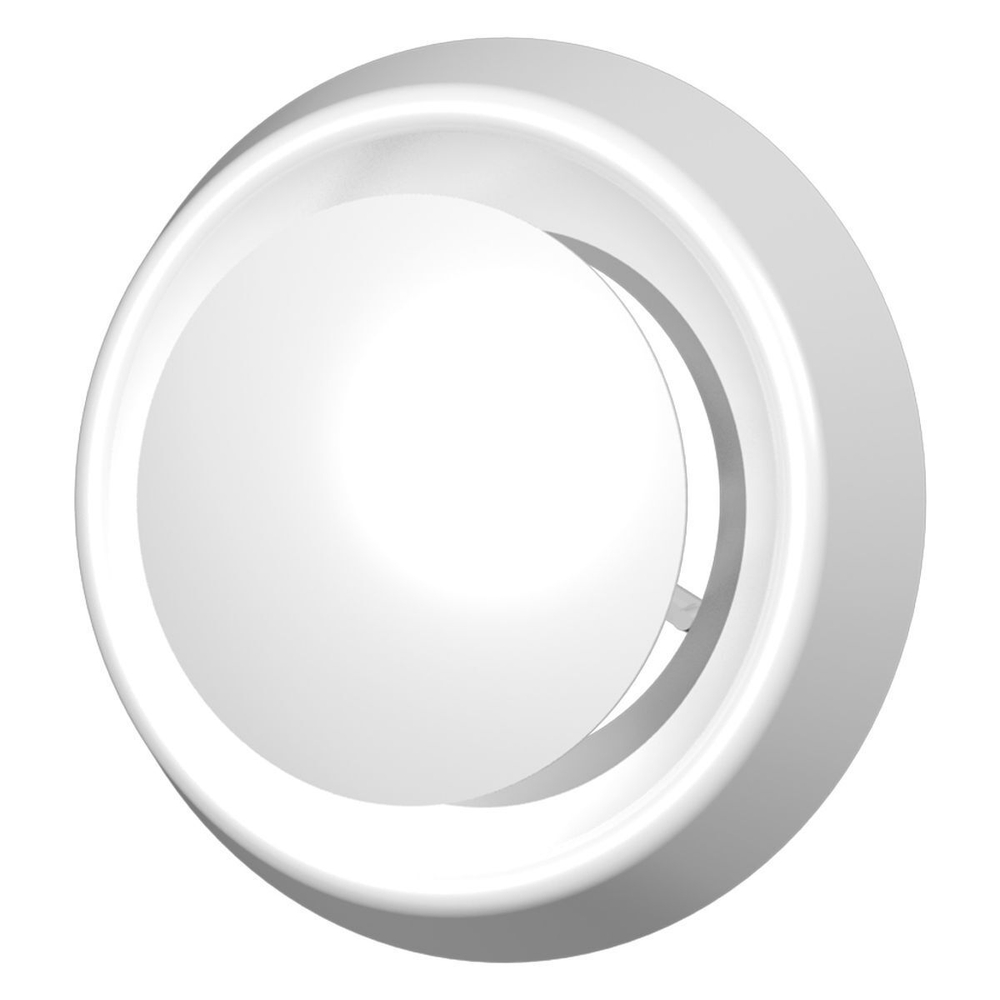 Анемостат d125 мм, с фланцем, R190 мм, Эра, 12,5АПВП