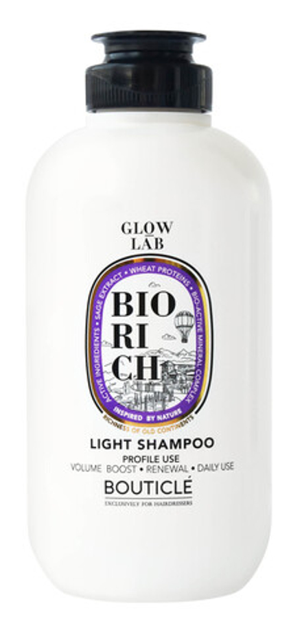 Шампунь для поддержания объёма для волос всех типов - Bouticle Biorich Light Shampoo 250 мл