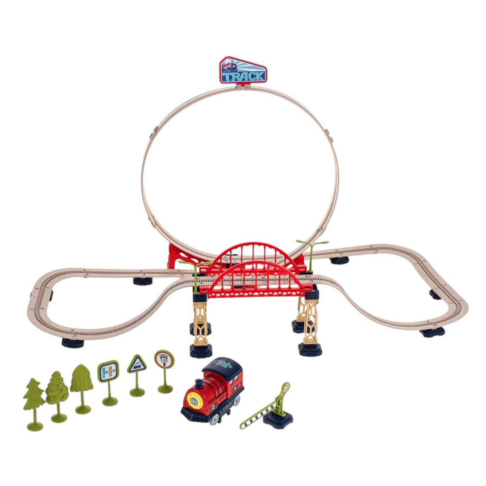 Железная дорога на бат., чемодан 89965