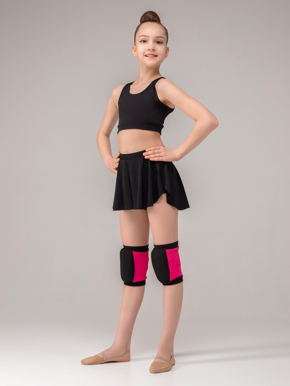 Наколенники Tricks Kids, Черный/Розовый
