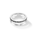 Кольцо Coeur de Lion Black-Silver 0136/40-1317 60