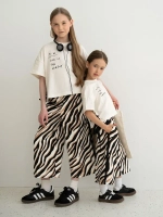 Костюм для девочки, футболка и кюлоты