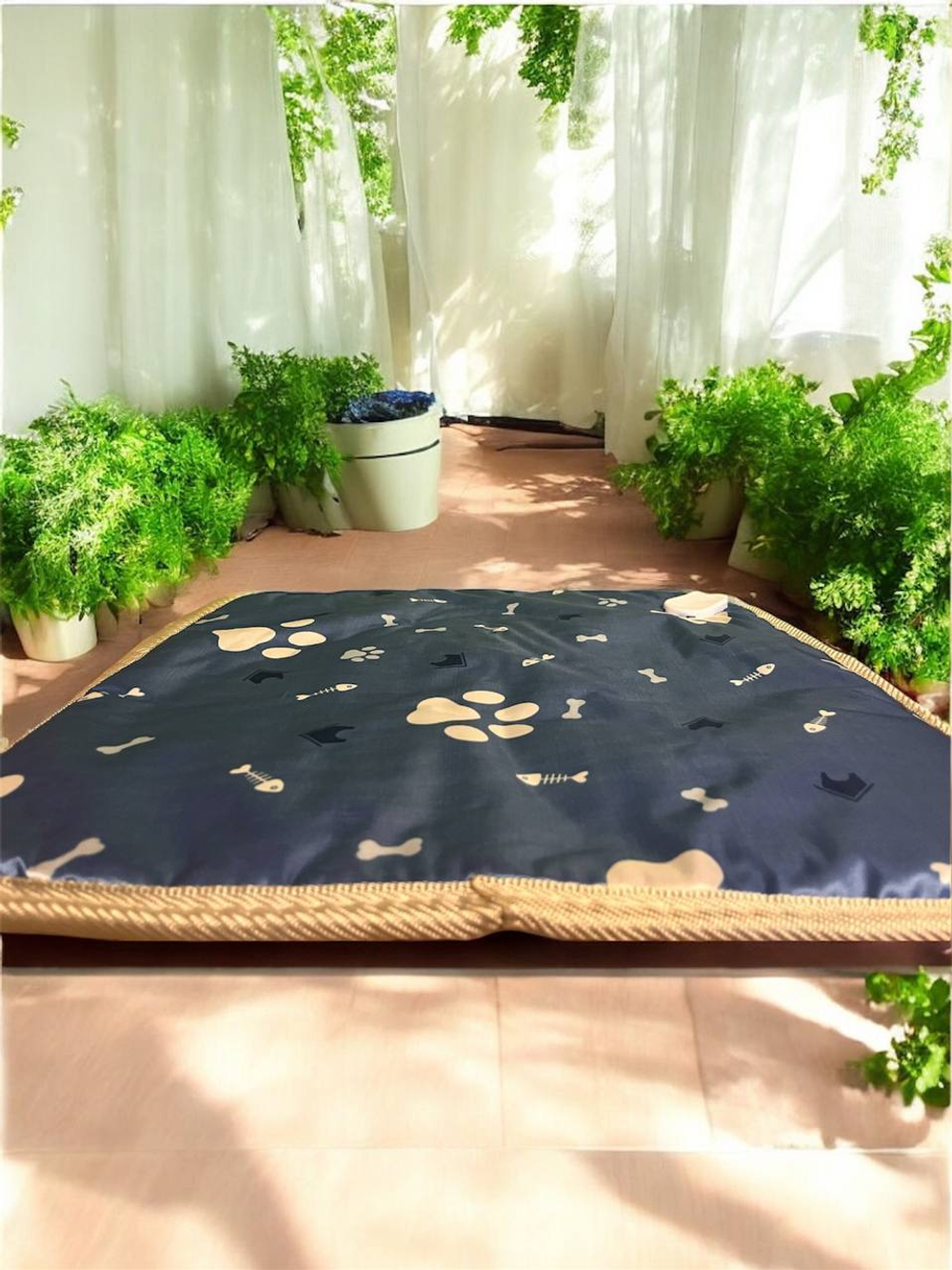 Электрическое одеяло для животных с регулировкой температуры, 45х45см