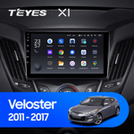 Teyes X1 9" для Hyundai Veloster 2011-2017