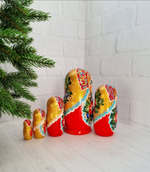 Матрешка 5м 15см нижегородская роспись, интерьерная