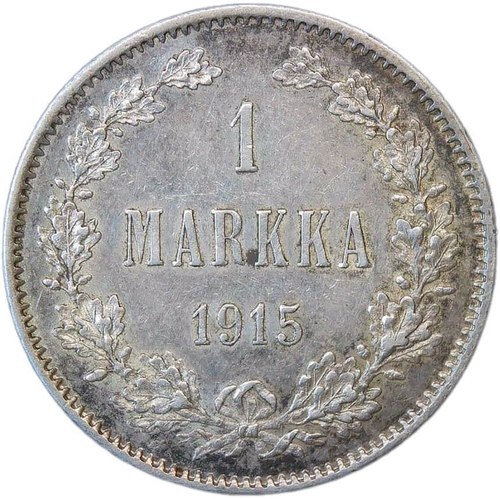 Финляндия 1 марка (markka) 1915 S (VF-XF)