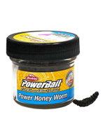 Приманка мягкая гусеница Berkley PowerBait Power Honey Worm, 2,5 см, 25 шт, Black