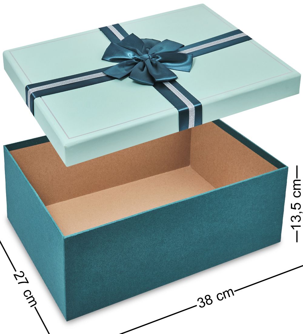WF-179/3-A Коробка бол., бирюзовый/изумрудный