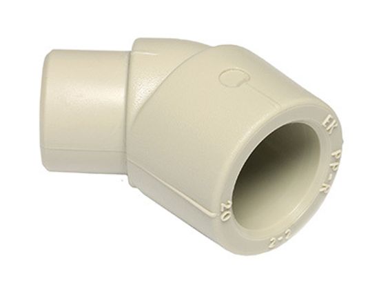 Угольник Ekoplastik Wavin 25 мм. 45° внутренний/наружный полипропиленовый