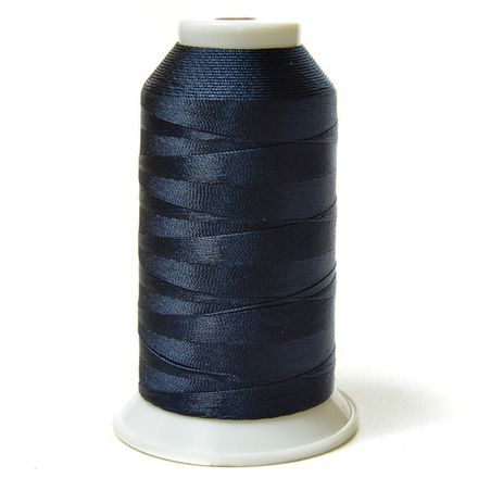 Нитки швейные капрон Russia 65к(40) 1000м, тёмно-синий [242]