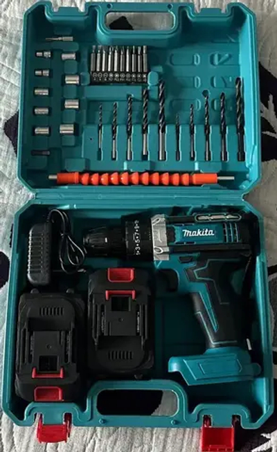 Дрель-шуруповерт, 40 Нм, 2 АКБ