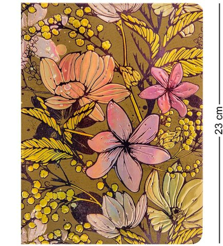 BM-02/4 Блокнот бол. «Весенние цветы» (3D твердая обложка)