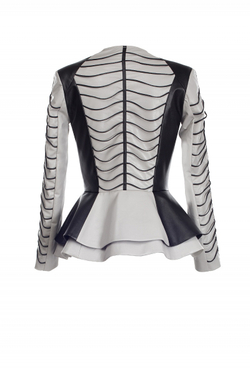 Куртка с двойной баской 26-17SS