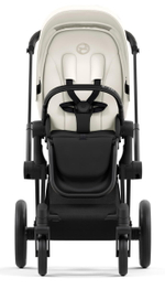 Коляска Cybex Priam IV Matt Black complete Aton B2 Dynamic Red Base One 4 в 1 Off White