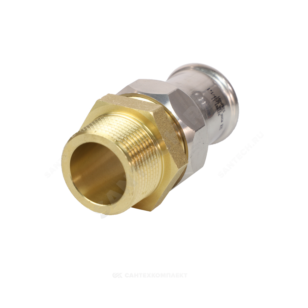 Муфта разъемная сталь нерж AISI 316L Дн 35х1 1/4" Ру16 пресс/НР Inoxpres RM 184035002