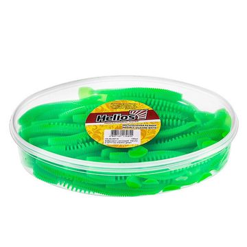 Виброхвост несъедоб. Varuna 4,33'/11см Electric green 100шт. (HS-35-007-N) Helios