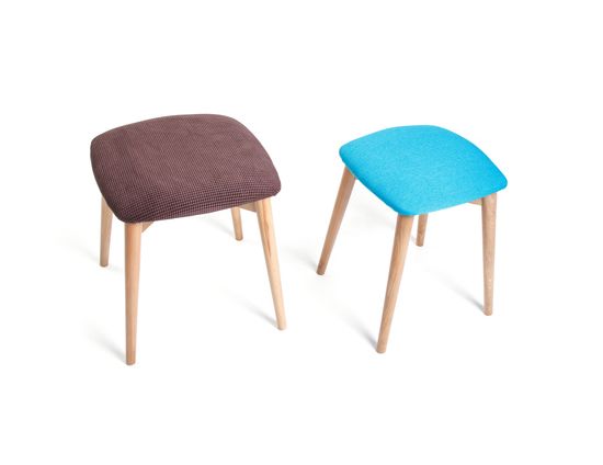 Табурет Т 07  (бук/тон 2/ткань Velur Schick 55)