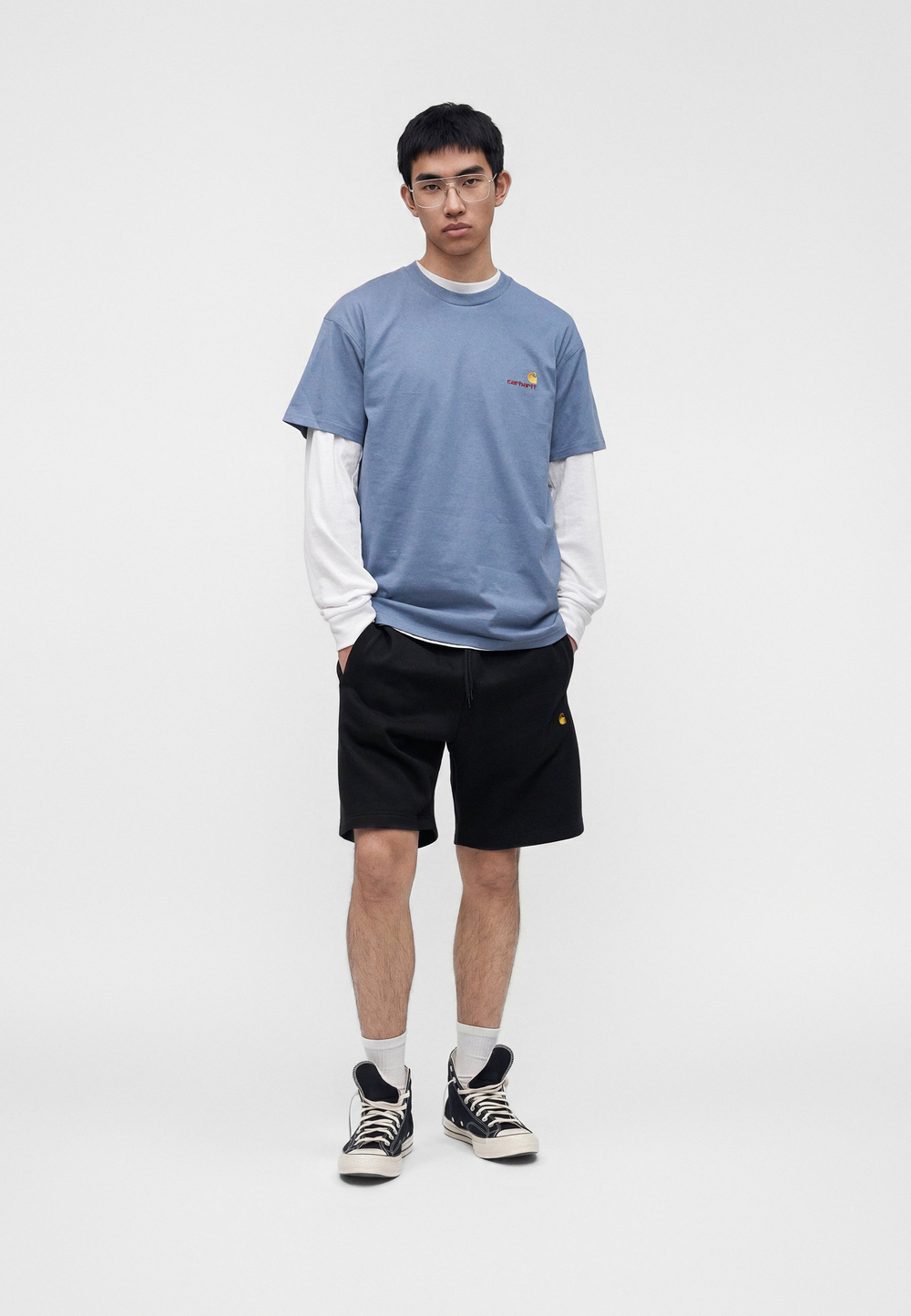 Carhartt WIP Базовая футболка - Синий