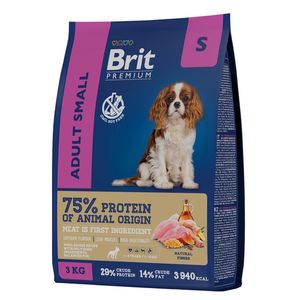 Сухой корм Brit Premium Dog Adult Small для собак мелких пород с курицей
