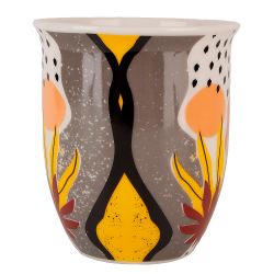 Кружка "Floristry" v=500мл (фарфор) (min6) (транспортная упаковка)