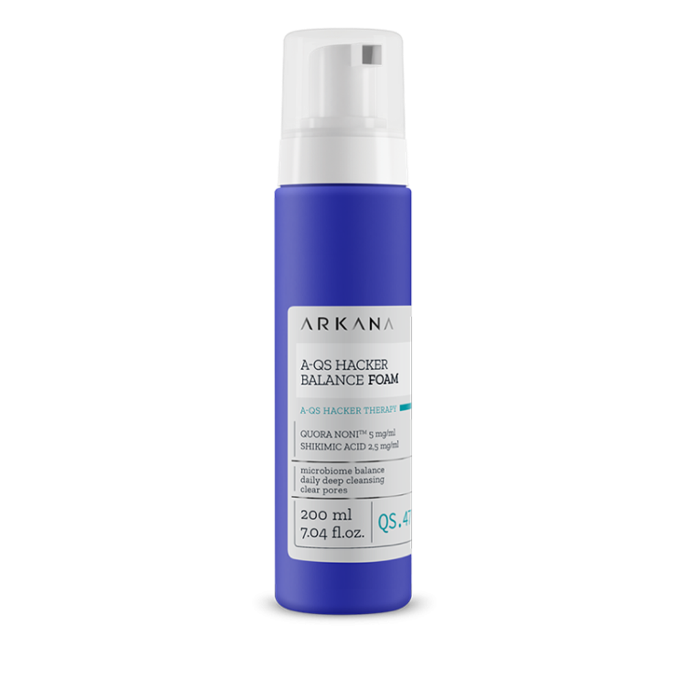 Очищающая пенка для лица, регулирующая микробиом кожи , A-QS Hacker Balance Foam , 200 мл