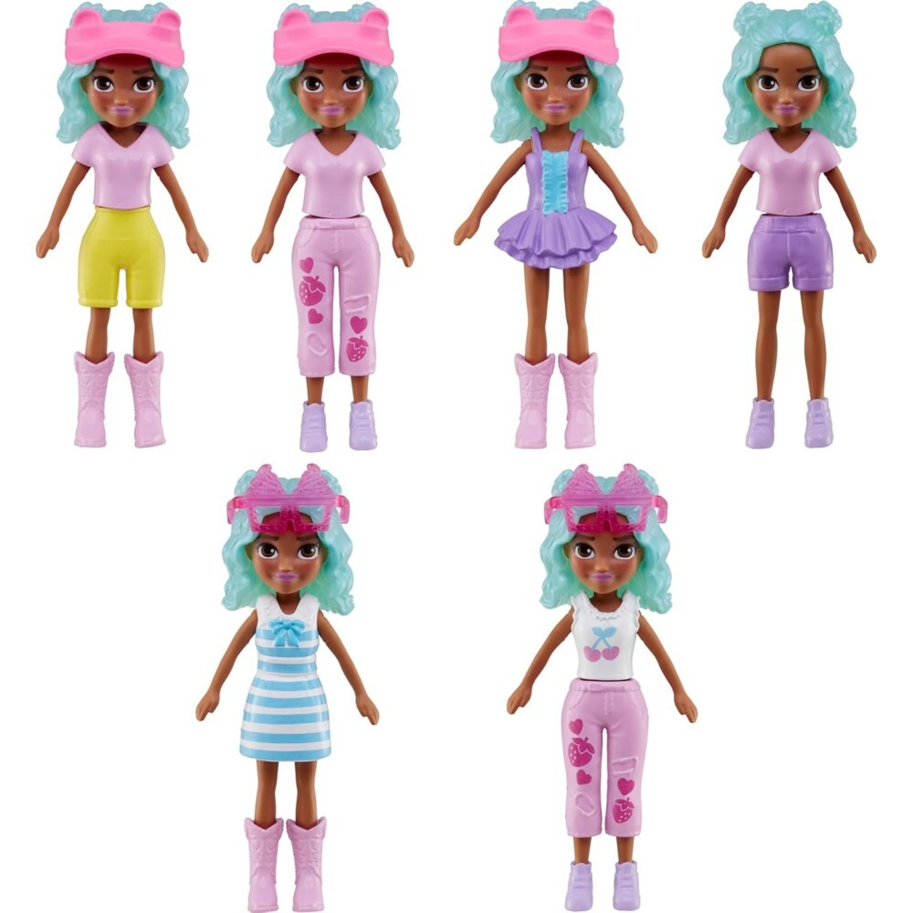Polly Pocket - Тележка для закусок Фламинго Набор с куклой и аксессуарами HWP24 / артикул   HWP24  / GTIN 194735217649