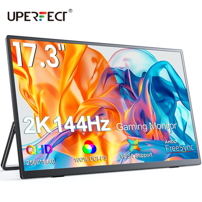 17.3" Портативный монитор Uperfect 2K IPS 2560x1440, 144 Гц