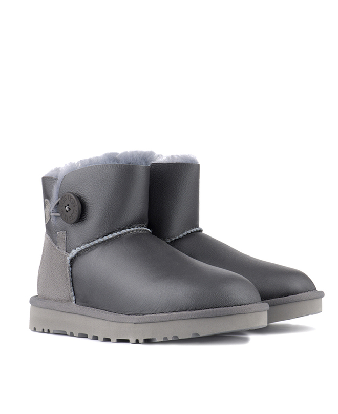 MINI BAILEY BUTTON METALLIC II-grey