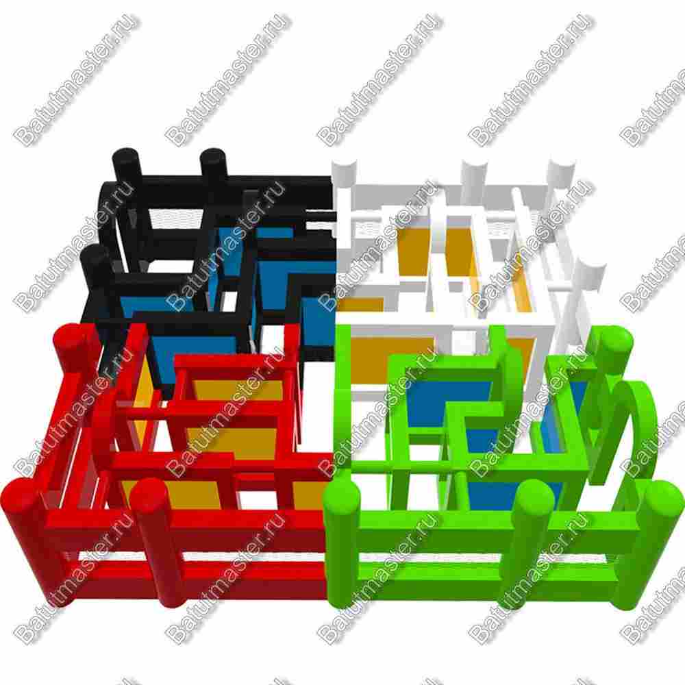 Надувной лабиринт "Мозаика", 6*6*2 м