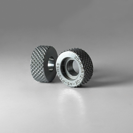 20x8x8 A12 GE45 P1.5 HSS Ролик для накатки рифления