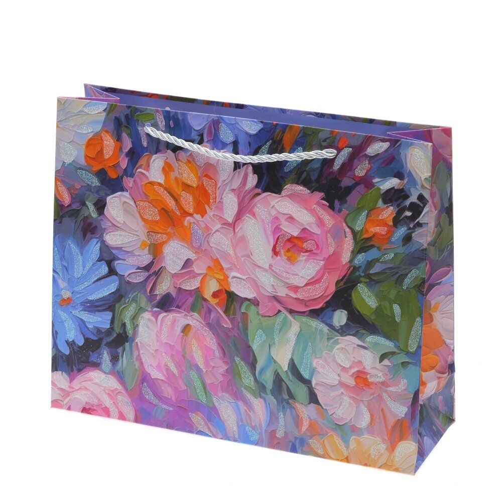 GAEM Пакет подарочный XL (бумага 210г/м2, блок 12шт), L55 W15 H40 см, 4в.