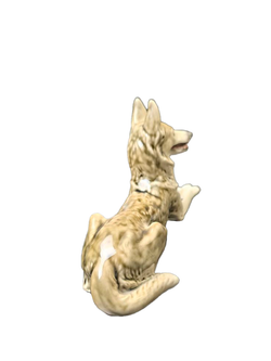 Фарфоровая статуэтка "Немецкая овчарка" (ЛФЗ)