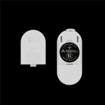 Насадка на пенис с вибрацией с рукавом для мошонки Ridge Knights Ring голубая (13,3*2,8)