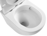 Комплект подвесной безободковый унитаз Azario Teramo AZ-8010-1000+AZ-0053-UQ с микролифтом + система инсталляции без кнопки смыва