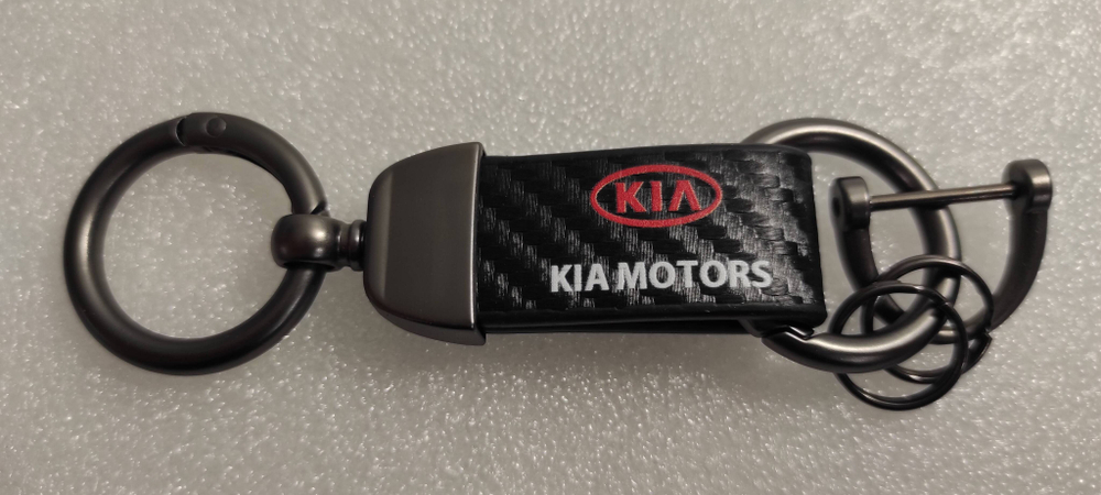 Брелок "KIA" карбон mini (1 шт.)
