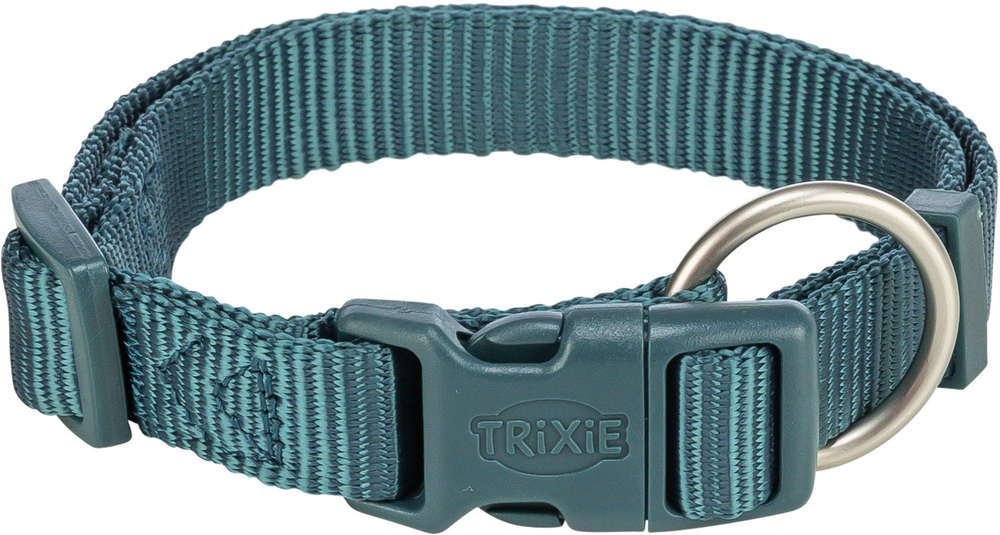 Ошейник Trixie Premium, XXS–XS: 15–25 см/10 мм, петроль