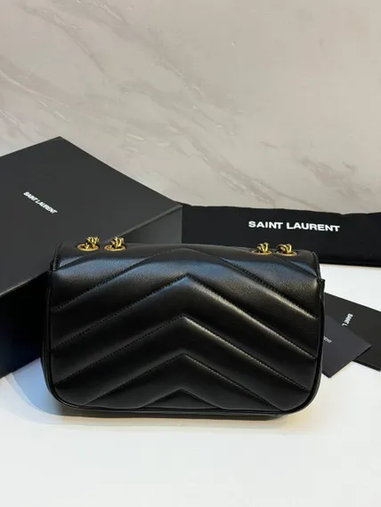 Сумка Saint Laurent Loulou, черный