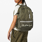 Converse Straight Edge Polyester Laptop Bag Backpack Regular Unisex Green