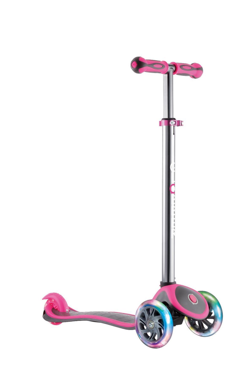 Трехколесный самокат Globber MY FREE UP TITANIUM LIGHTS