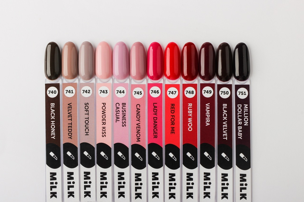 Гель-лак Milk Lip Cream 747 Red For Me, 9мл