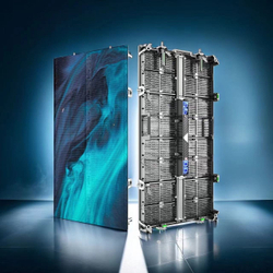 XL Cabinet 500×1000 мм Outdoor — полупрозрачный уличный прокатный кабинет LED экрана IP65