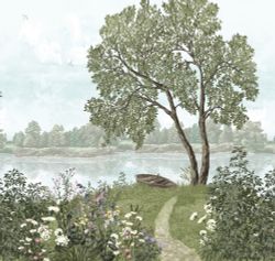 Пейзаж Берег Лоймины панно