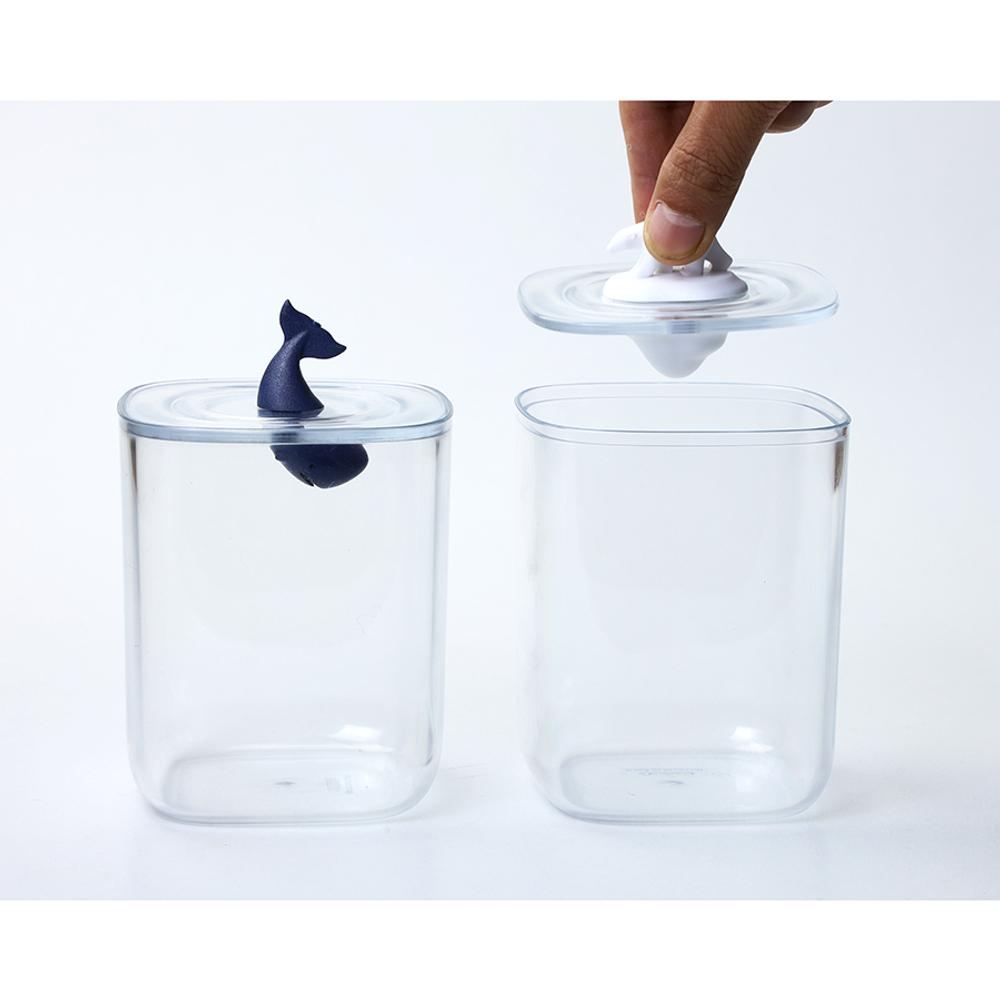 Контейнер для хранения 9х9х13.5см Qualy Polar bear ocean